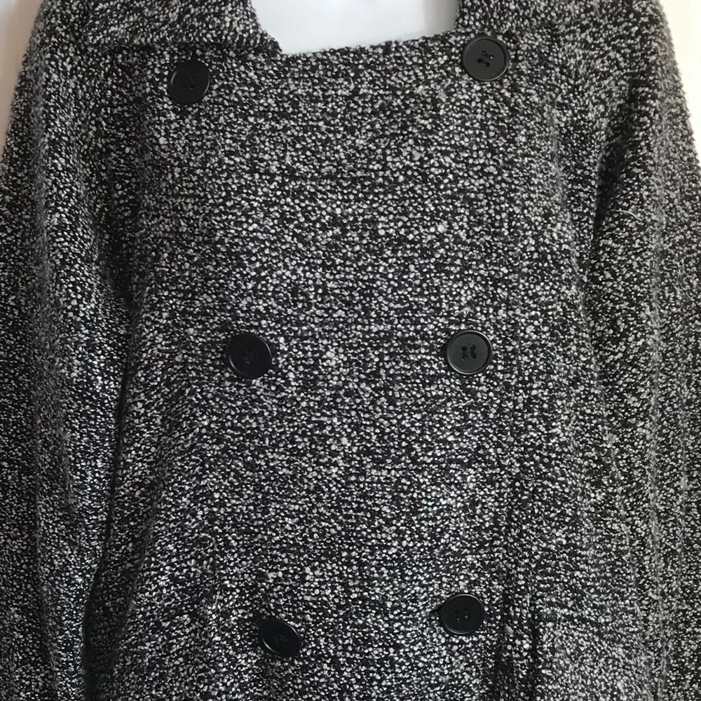 FP Free People Women’s XS Salt & Pepper Knit Hem Tie Cardigan Sweater Jacket EUC